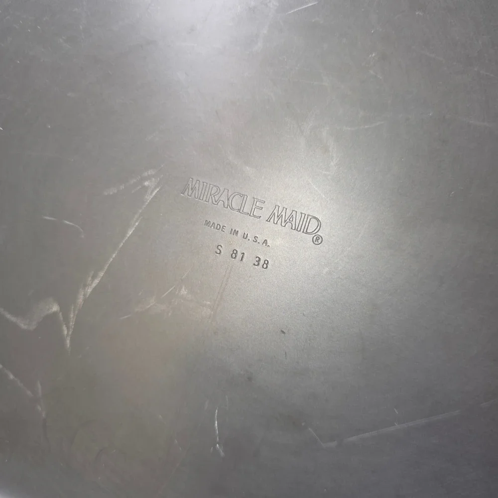 Miracle Maid Cast Aluminum Roaster Pan with High Dome Lid and Rack S 81 38 USA